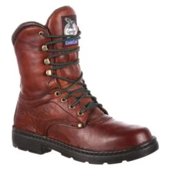 Comfortable Shoes Store 7 Men's Georgia 8" Eagle Light Boots