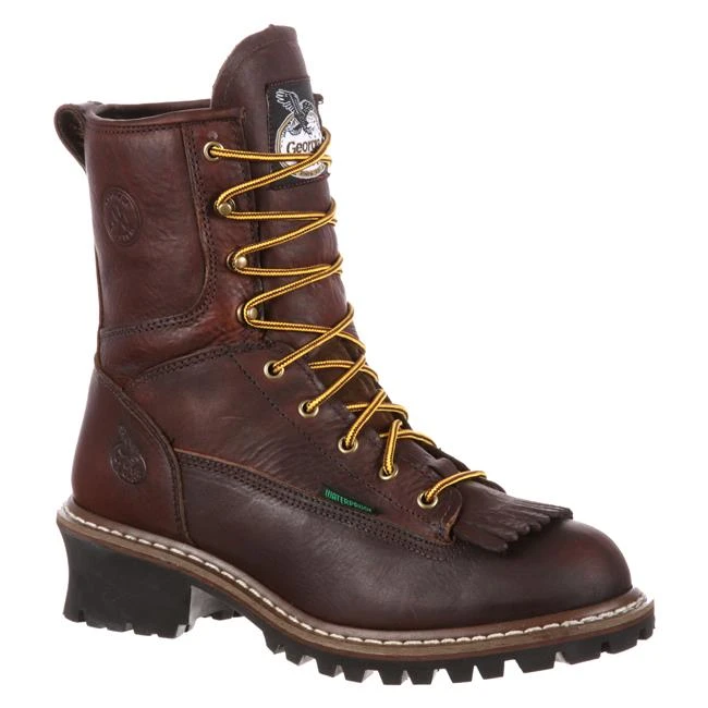 Men's Georgia 8" Logger Steel Toe Waterproof Boots 1 Men's Georgia 8" Logger Steel Toe Waterproof Boots